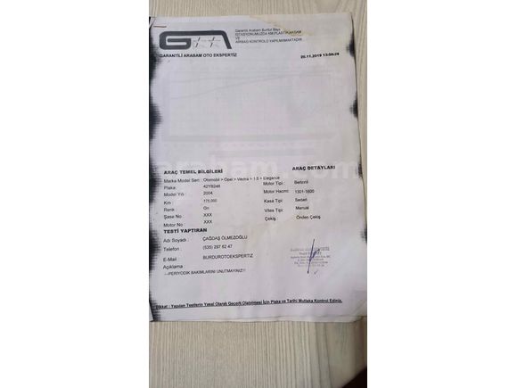 Sahibinden Opel Vectra 1.6 Elegance 2004 Model 