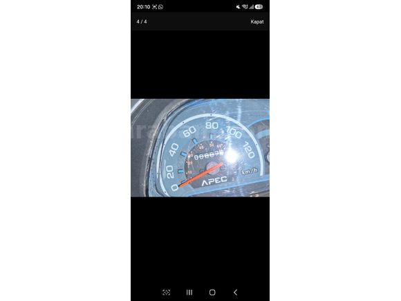 sıfır ayarında 125cc Apec PS5
