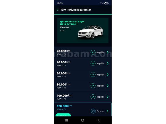 Sahibinden Fiat Egea 1.6 Multijet Easy 2020 Model