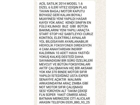Sahibinden acil acil satılık Opel Astra 1.6 CDTI Edition 2014 Model