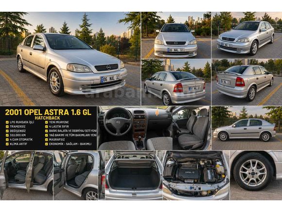 Sahibinden Opel Astra 1.6 GL 2001 Model Ankara