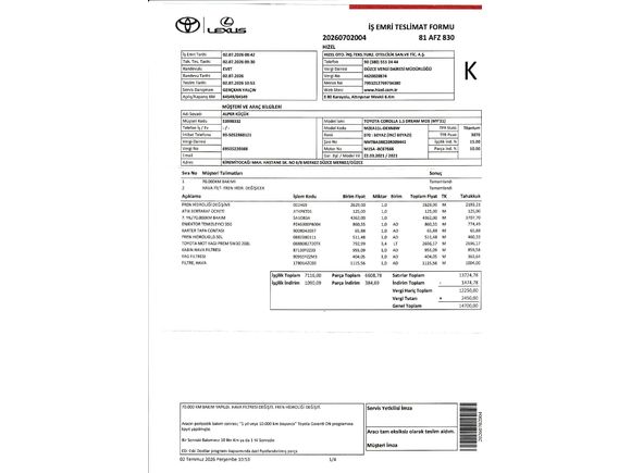 Sahibinden Toyota Corolla 1.5 Dream 2021 Model
