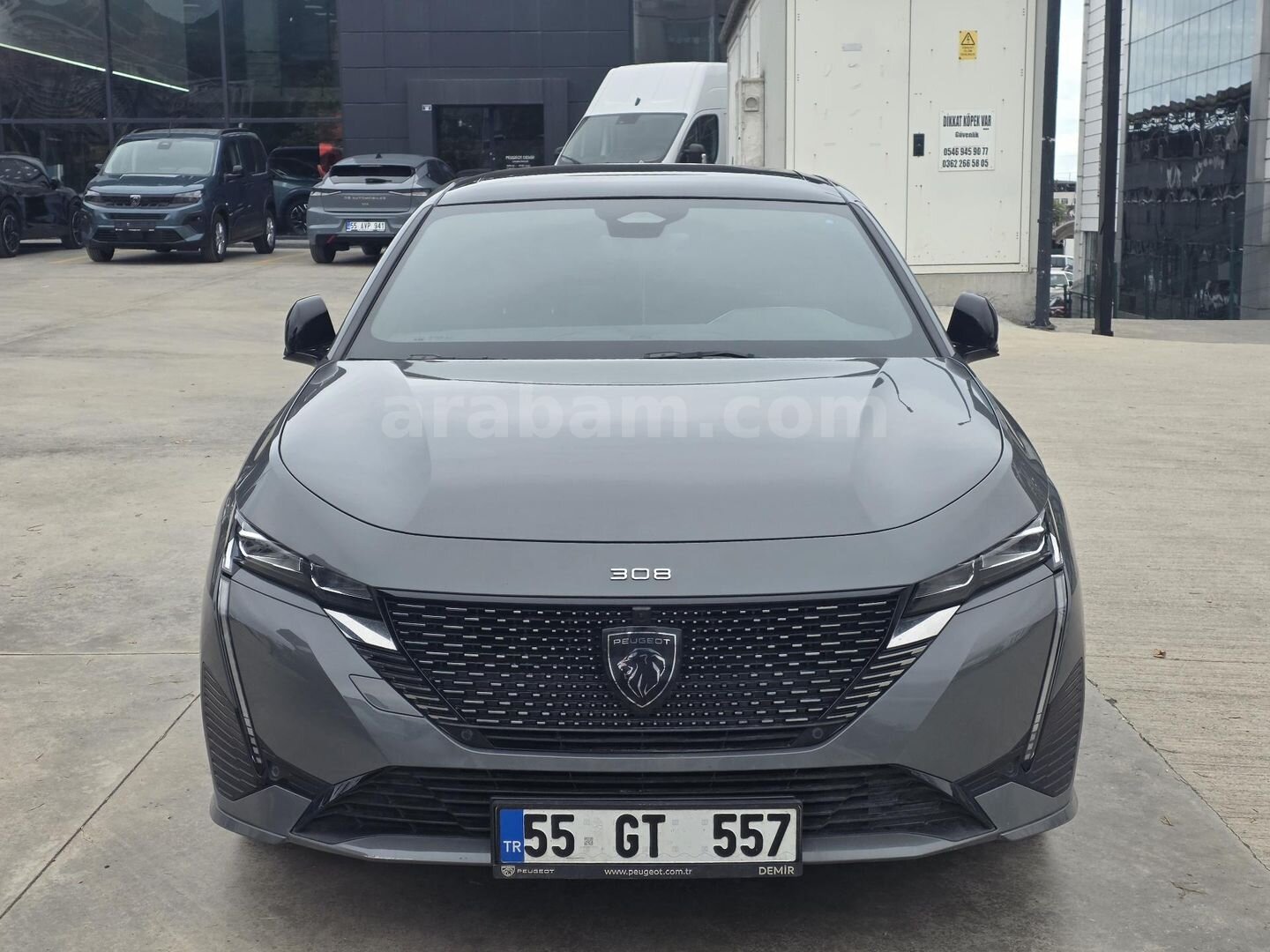 Galeriden Peugeot e-308 GT 2025 Model Samsun 24.000 km Gri 1