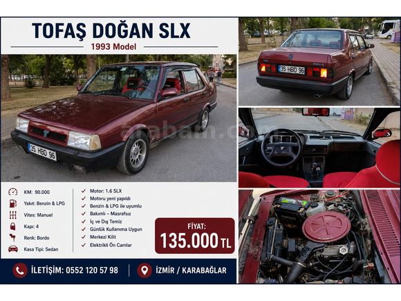 Yeni motor Masrafsız Doğan SL 1993 Model