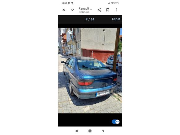 Sahibinden Renault Megane 1.6 RTE 1998 Model 
