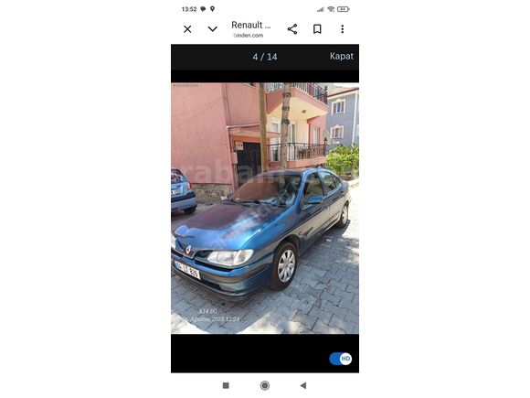 Sahibinden Renault Megane 1.6 RTE 1998 Model 