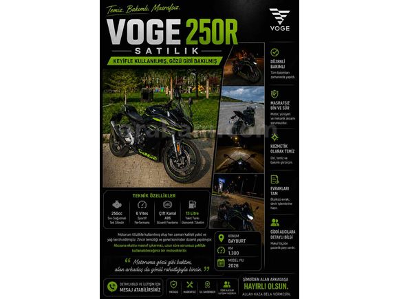 Sahibinden Voge 250 RR 