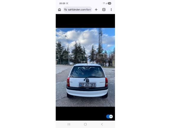 Sahibinden Opel Corsa 1.5 TD 2000 Model  364.000 km Beyaz