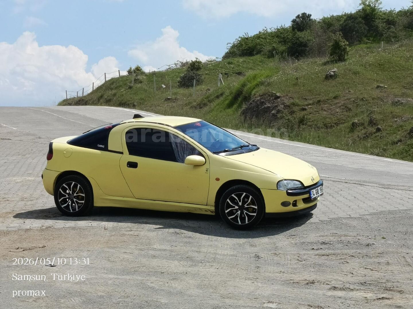 Sahibinden Opel Tigra 1.6 1997 Model Samsun 177.500 km Sarı 3