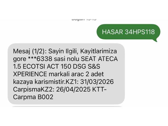 Sahibinden Seat Ateca 1.5 EcoTSI Xperience 2022 Model 