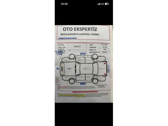Sahibinden Renault Clio 1.0 TCe Touch 2020 Model