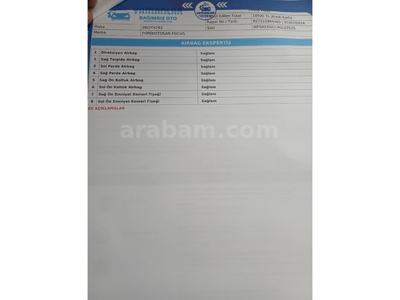 Sahibinden Ford Focus 1.5 TDCi Trend X 2016 Model