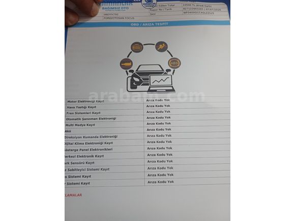 Sahibinden Ford Focus 1.5 TDCi Trend X 2016 Model
