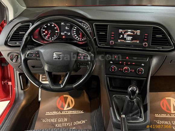 MARKA'DAN 2015 SEAT LEON 1.2 TSİ STYLE BAYRAK KIRMIZI