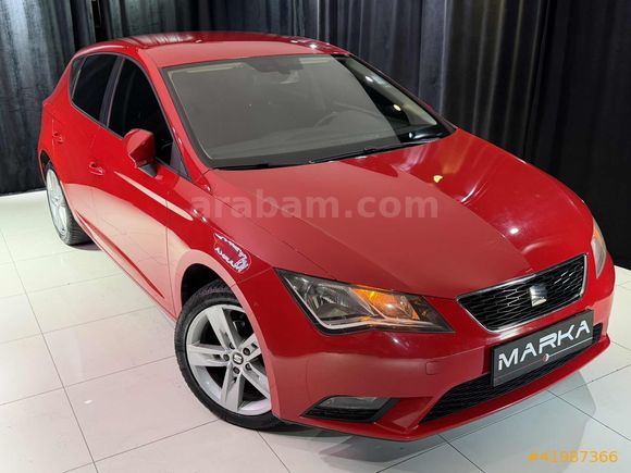 MARKA'DAN 2015 SEAT LEON 1.2 TSİ STYLE BAYRAK KIRMIZI