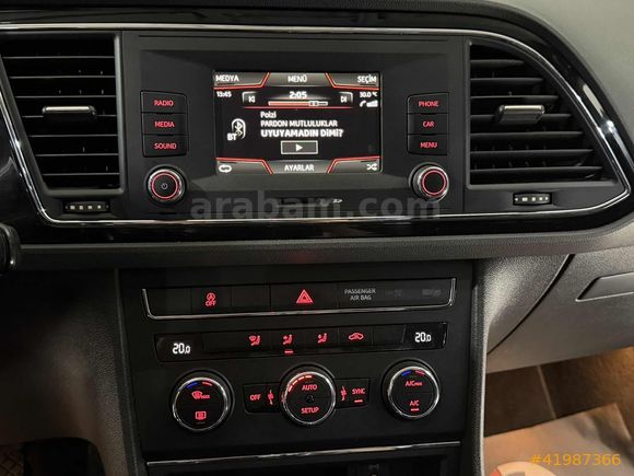 MARKA'DAN 2015 SEAT LEON 1.2 TSİ STYLE BAYRAK KIRMIZI