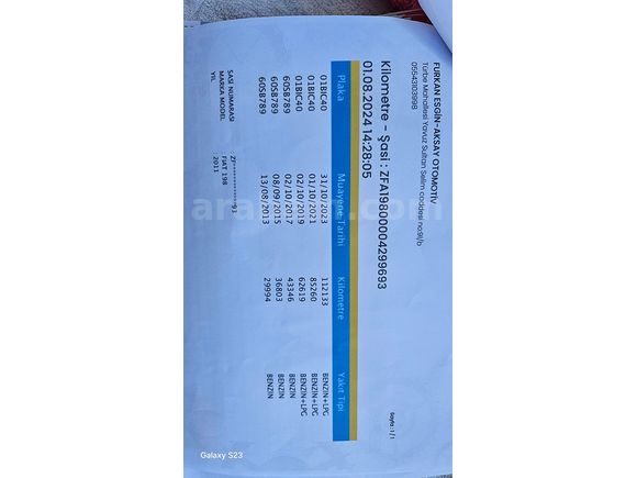 2011 Bravo 1.4 - 16 V. Orjinal 133.000 km 6 ileri. Değişensiz