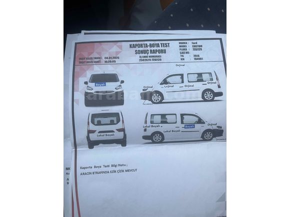 Sahibinden Ford Transit Custom 310 S Delux 2015 Model 