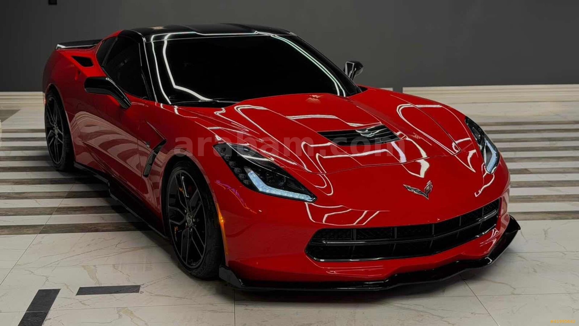 Galeriden Chevrolet Corvette C7 2014 Model Bursa 43.000 km Kırmızı 3