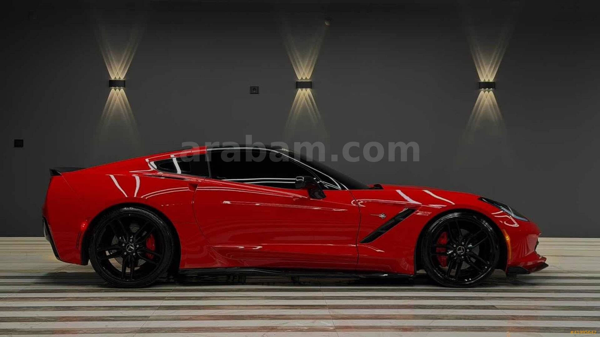 Galeriden Chevrolet Corvette C7 2014 Model Bursa 43.000 km Kırmızı 4