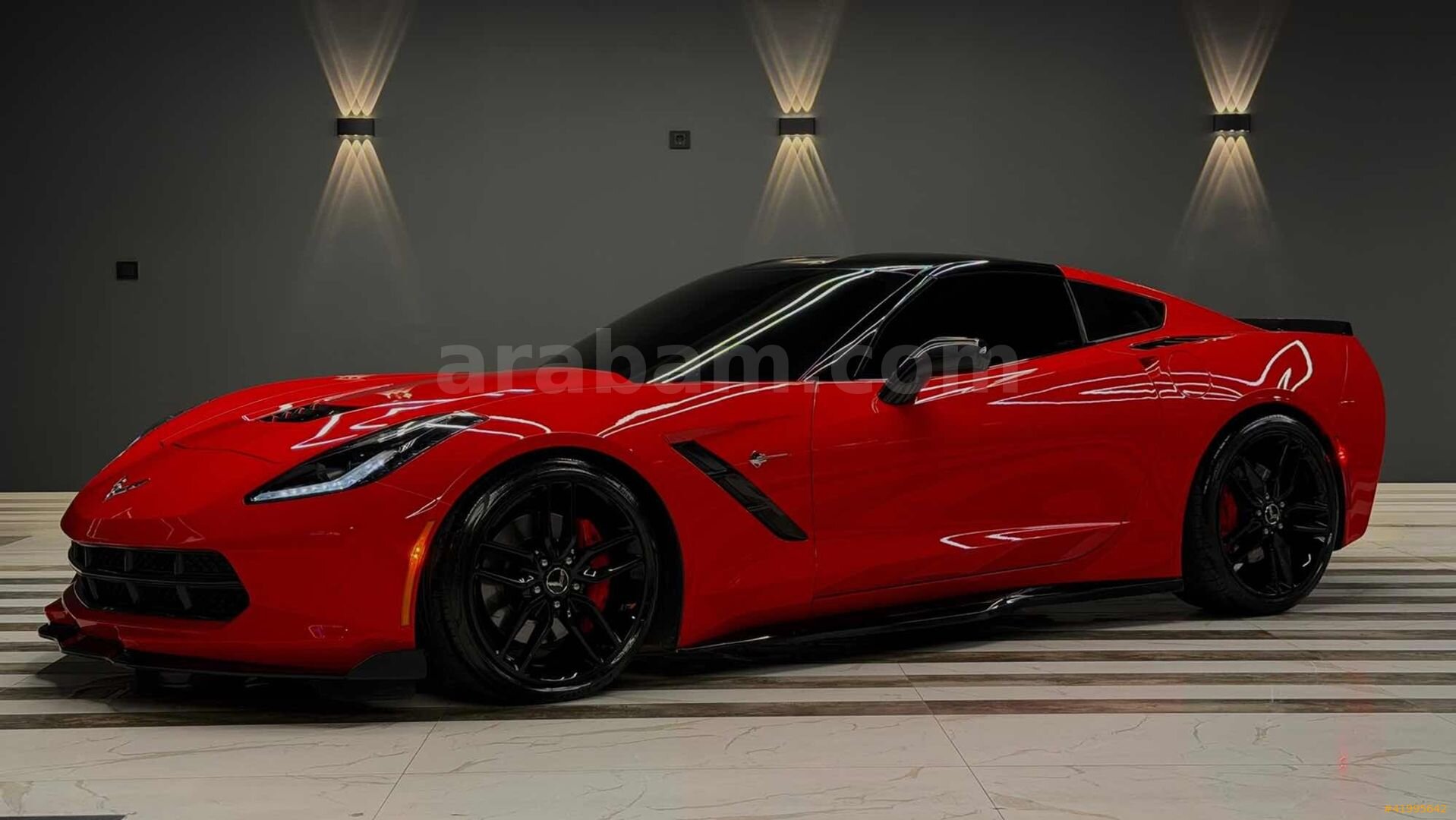 Galeriden Chevrolet Corvette C7 2014 Model Bursa 43.000 km Kırmızı 5