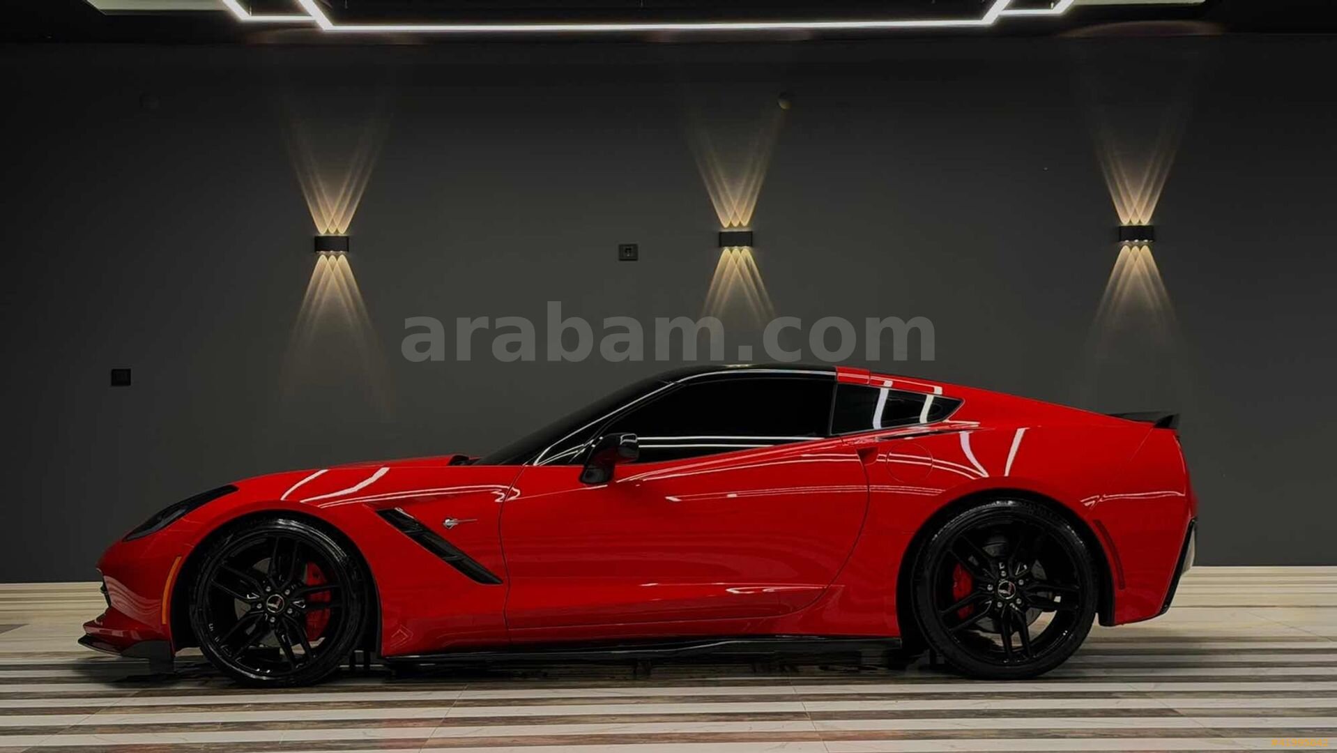 Galeriden Chevrolet Corvette C7 2014 Model Bursa 43.000 km Kırmızı 6