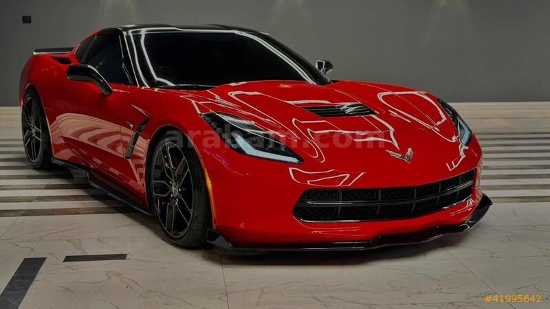 Galeriden Chevrolet Corvette C7 2014 Model Bursa 43.000 km Kırmızı
