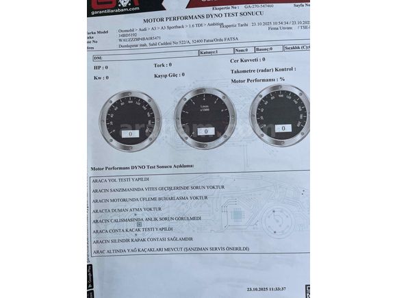 Sahibinden Audi A3 Sportback 1.6 TDI Attraction 2011 Model 