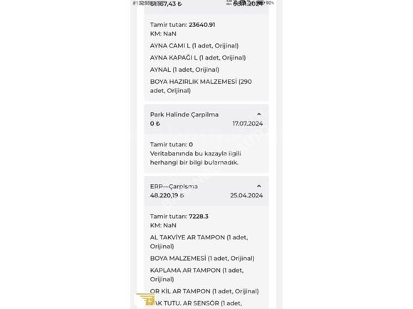 2019 BORUSAN ÇIKIŞLI SERVİS BAKIMLI TEK BOYA!
