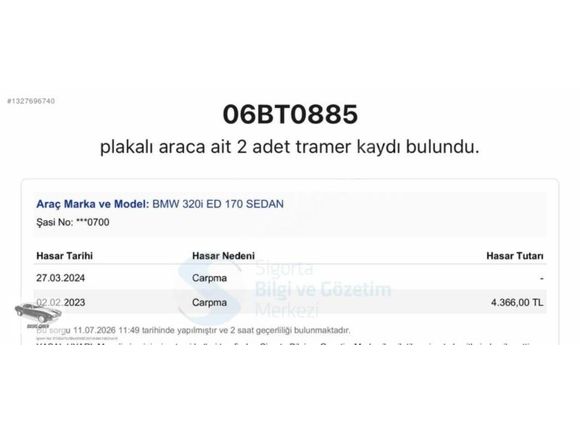 2016 320İ ED Dış M sport hatasız.(177.000kmde)