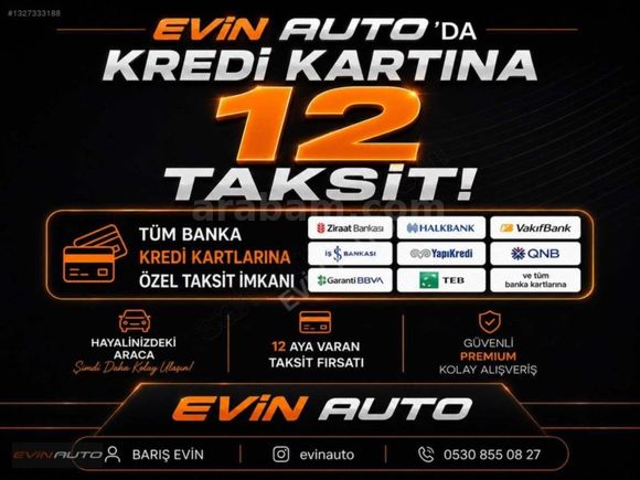 EVİN AUTO'DAN 2014 MODEL CİTROEN C3 OTOMATİK 136 BİNKM CAM TAVAN
