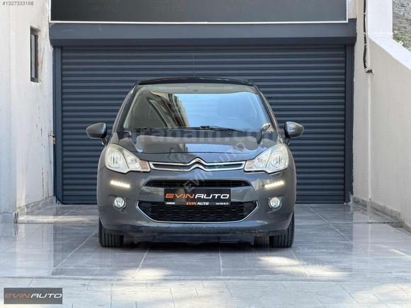 EVİN AUTO'DAN 2014 MODEL CİTROEN C3 OTOMATİK 136 BİNKM CAM TAVAN