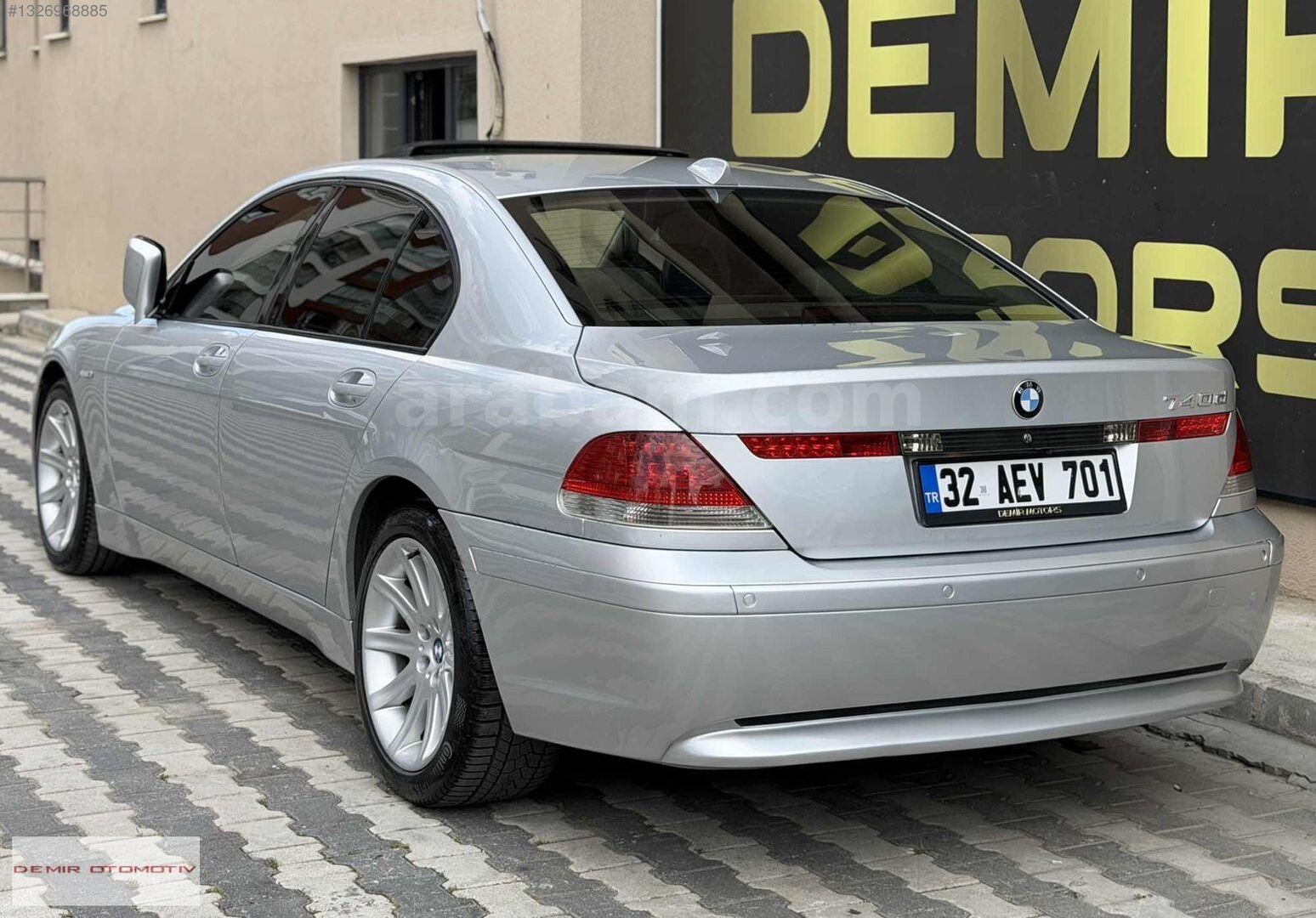 Galeriden BMW 7 Serisi 740d 2004 Model Isparta 410.000 km Gri 6