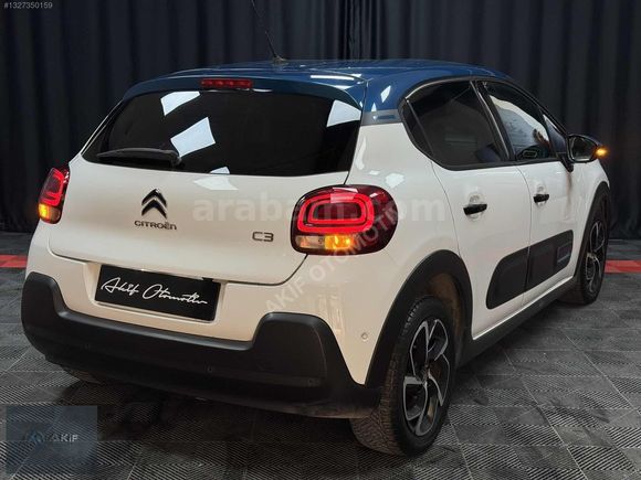 AKİF OTOMOTİV'DEN C3 1.2PURETECH S&S SHİNE ÇİFT RENK+93'KM++