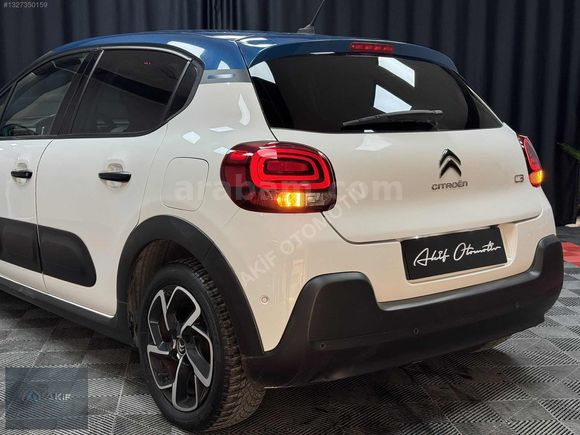 AKİF OTOMOTİV'DEN C3 1.2PURETECH S&S SHİNE ÇİFT RENK+93'KM++
