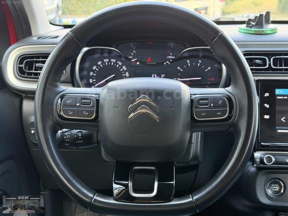2020 C3 1.2 PURETECH SHİNE 56'BİN KM K.ISITMA+KÖR NKTA+ŞERİT TKP