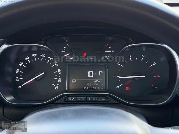 2020 C3 1.2 PURETECH SHİNE 56'BİN KM K.ISITMA+KÖR NKTA+ŞERİT TKP