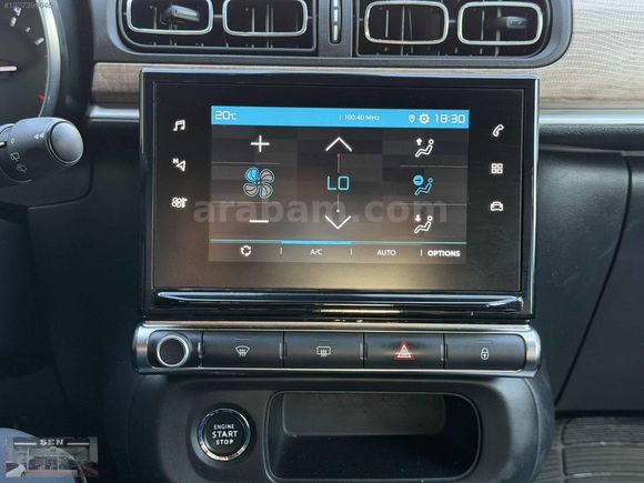 2020 C3 1.2 PURETECH SHİNE 56'BİN KM K.ISITMA+KÖR NKTA+ŞERİT TKP