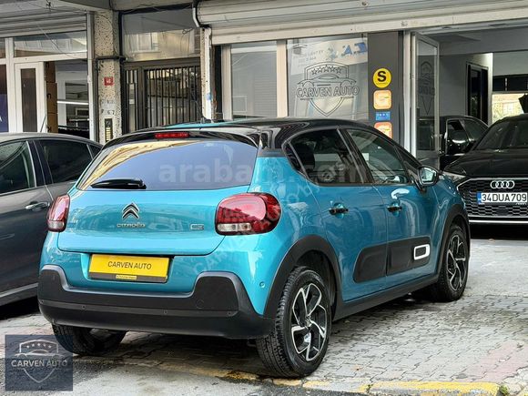 CARVEN AUTO'DAN 2021 CITROEN C3 1.2 SHINE BOLD EAT 6 HATASIZ