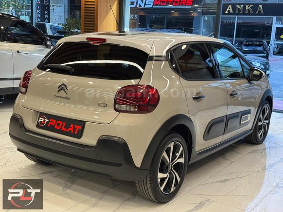 POLATTAN 2024 MODEL CITROEN C3 1.2 PURETECH SHİNE SENETLİ SATIŞ