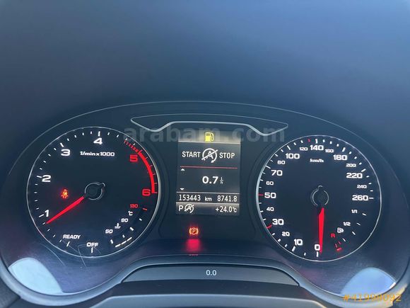 2016 MODEL 153 BİN KM A3 SPORTBACK 1.6 TDI CAM TAVAN