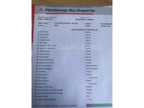 Sahibinden Opel Astra 1.6 Edition 2012 Model 