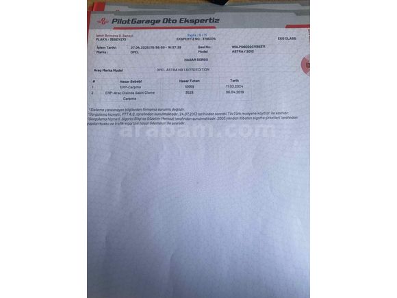 Sahibinden Opel Astra 1.6 Edition 2012 Model 