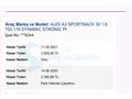 AUDİ A3 SPORTBACK 1.6 TDI DYNAMİC DİZEL OTOMATİK 110.810KM