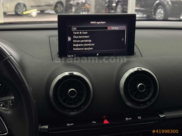 AUDİ A3 SPORTBACK 1.6 TDI DYNAMİC DİZEL OTOMATİK 110.810KM