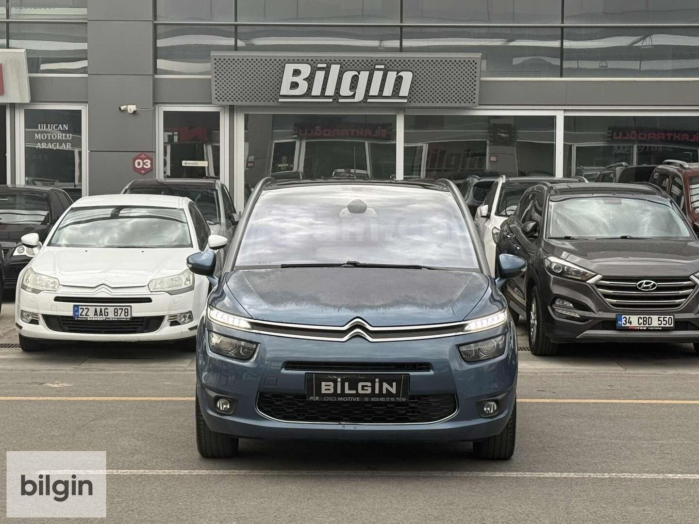 Galeriden Citroen C4 Grand Picasso 1.6 e-HDi Intensive 2015 Model Ankara 211.000 km Mavi 1