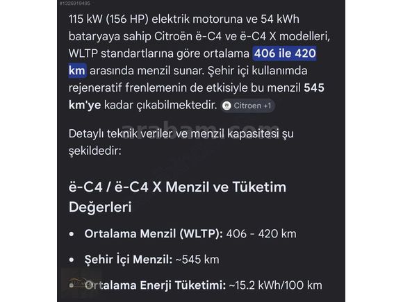 "2026"[MAX]-EC4-UZUN MENZİL BOYASIZ*TRAMERSİZ*CAMTAVAN*GÜV.PKT