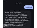 2019 MODEL 62.000 KM SIFIR AYARINDA FİAT EGEA