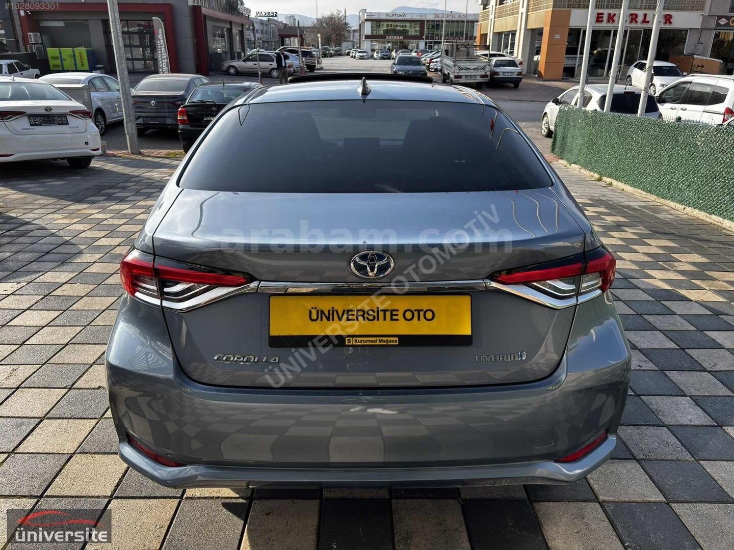 Galeriden Toyota Corolla 1.8 Hybrid Flame X-Pack 2022 Model Konya 93.000 km Gri 6