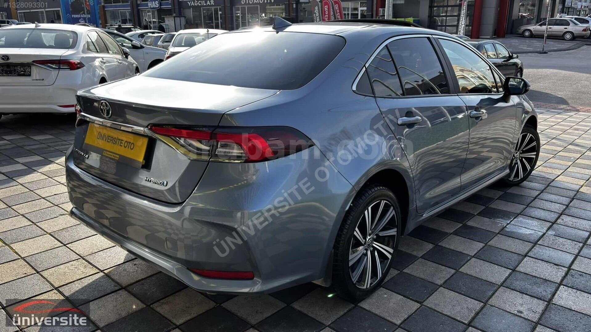 Galeriden Toyota Corolla 1.8 Hybrid Flame X-Pack 2022 Model Konya 93.000 km Gri 7